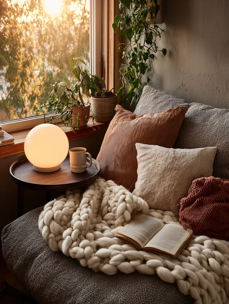 Cozy Nook Secrets: Crafting Your Reading Haven 📚☕