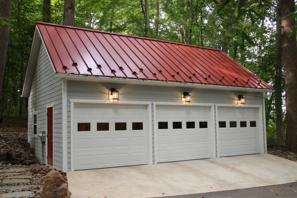 Custom Three-Car Garages | Lapp Structures