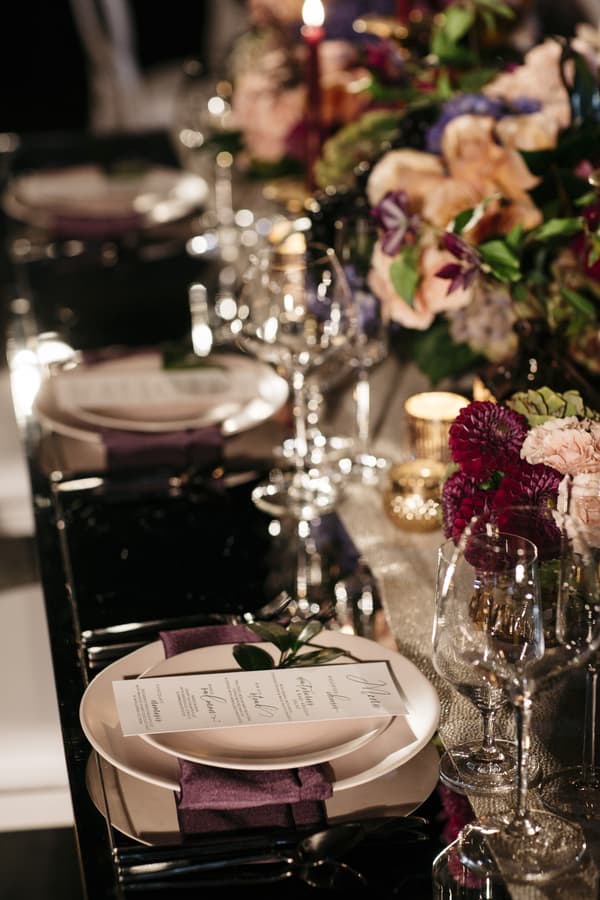 Dark and Moody Lounge Vibe - Cake and Lace