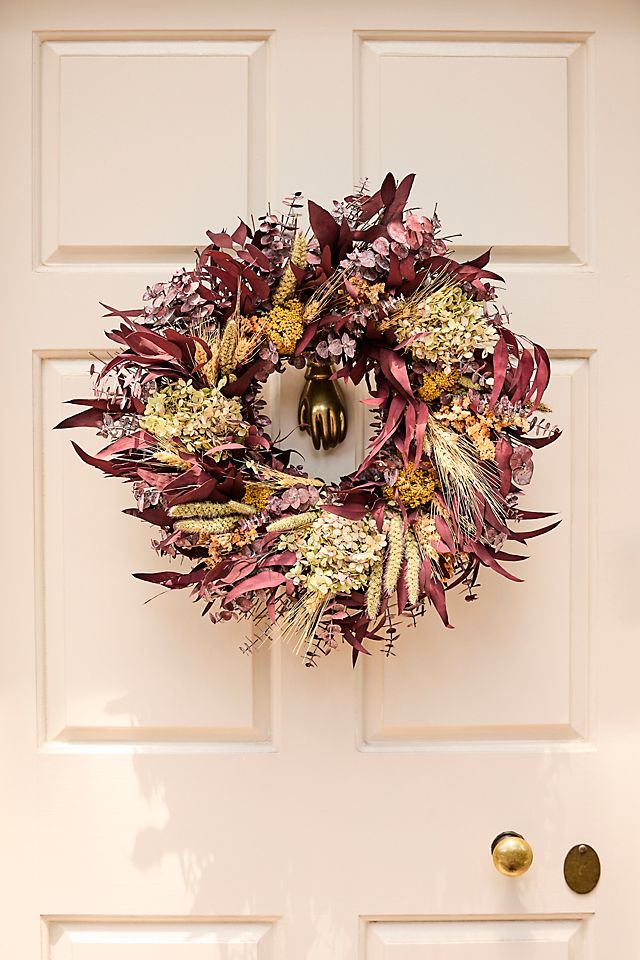 Dried Autumn Wildflower Wreath | Terrain