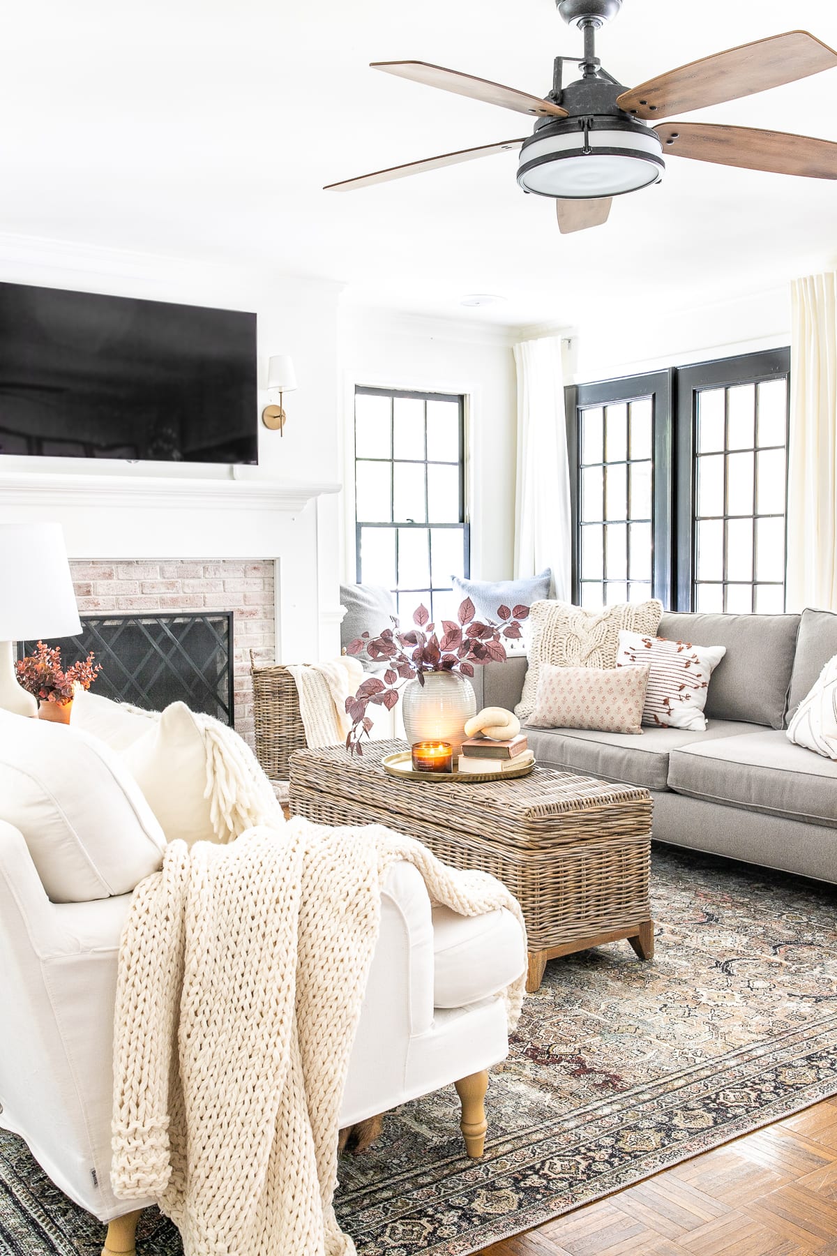 Earthy Fall Living Room & My Favorite Budget Fall Decor Capsule - Bless'er House