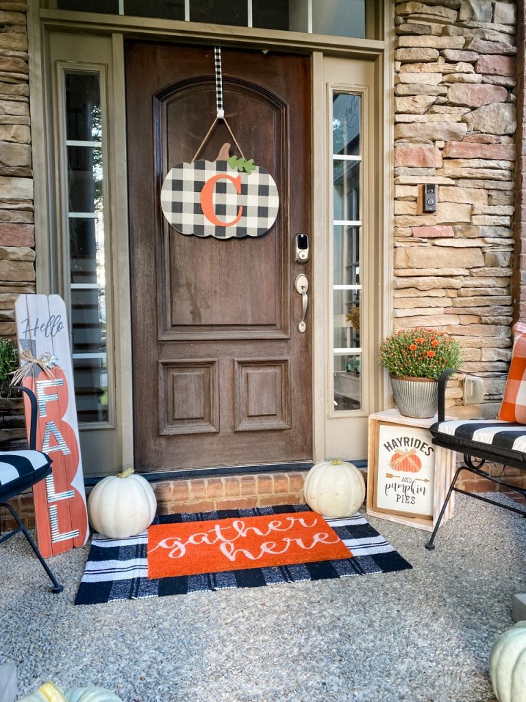 Easy Fall porch ideas - Wilshire Collections