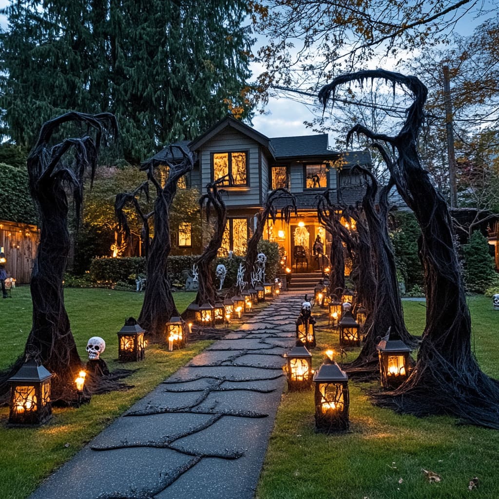 Elegant Ways to Decorate Your Porch and Yard for Halloween