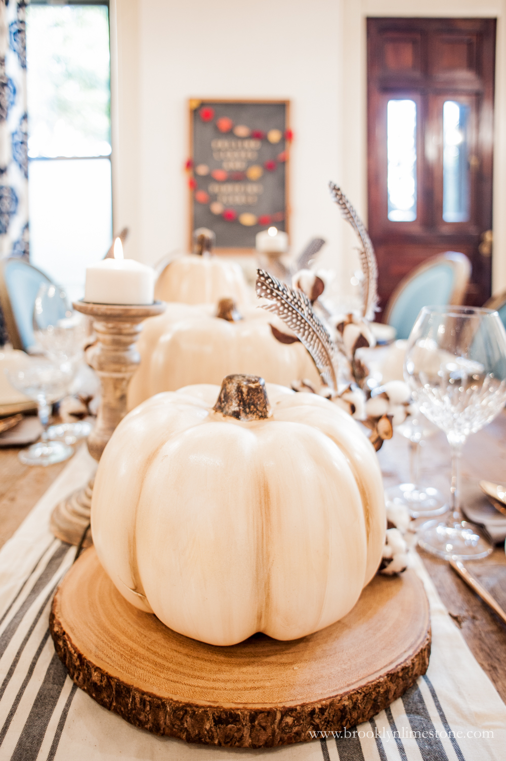 Fall Dining Room | Brooklyn Limestone
