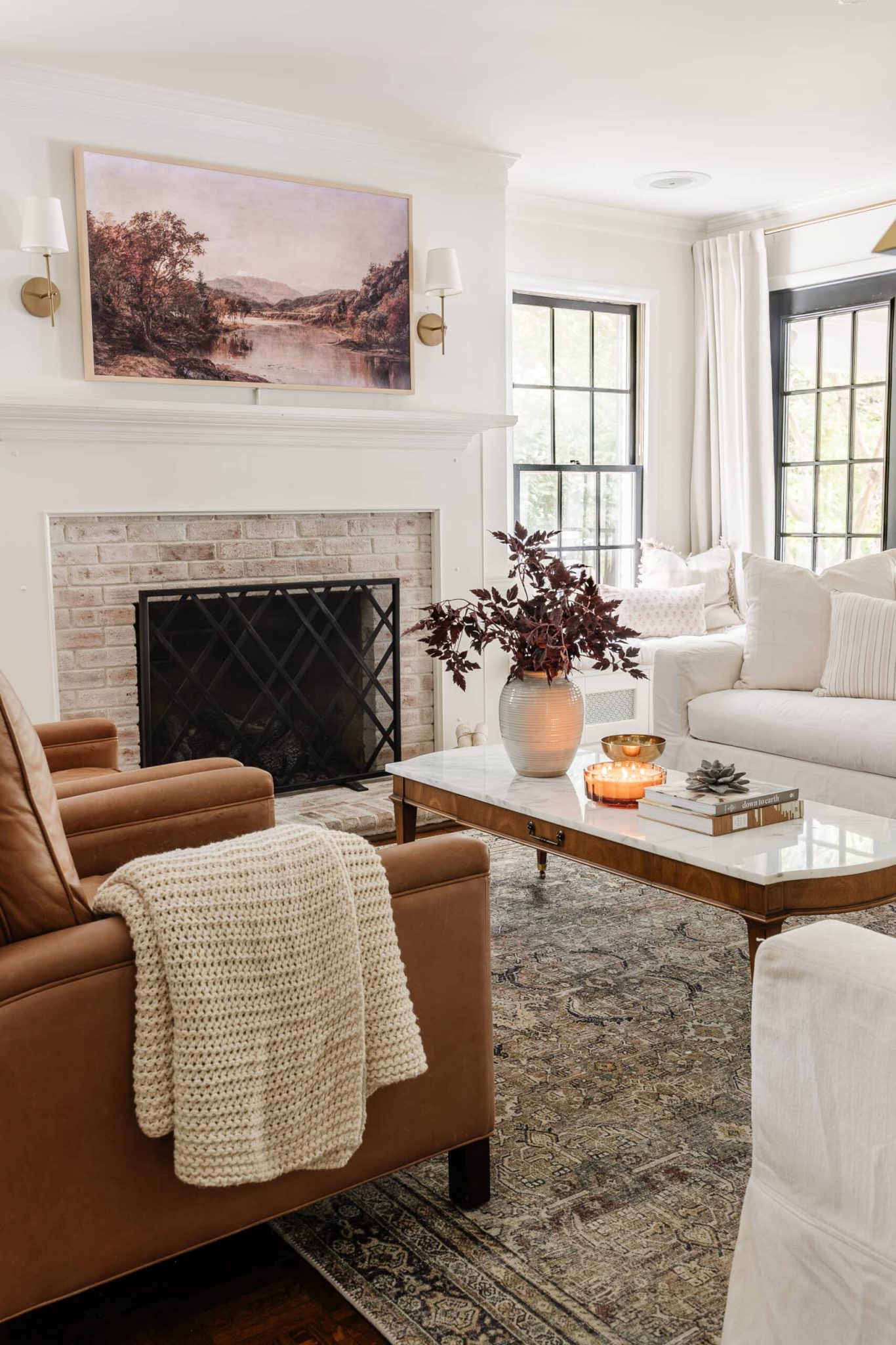 Fall Living Room Decor Ideas That Save Money and Time - Bless'er House