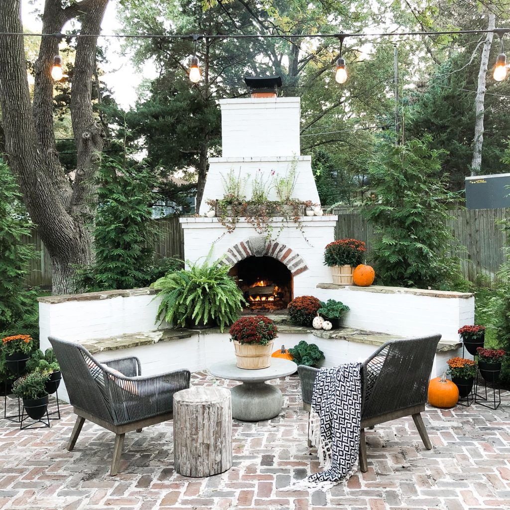 Fall Outdoor Patio for Holiday Hosting! • Mindfully Gray