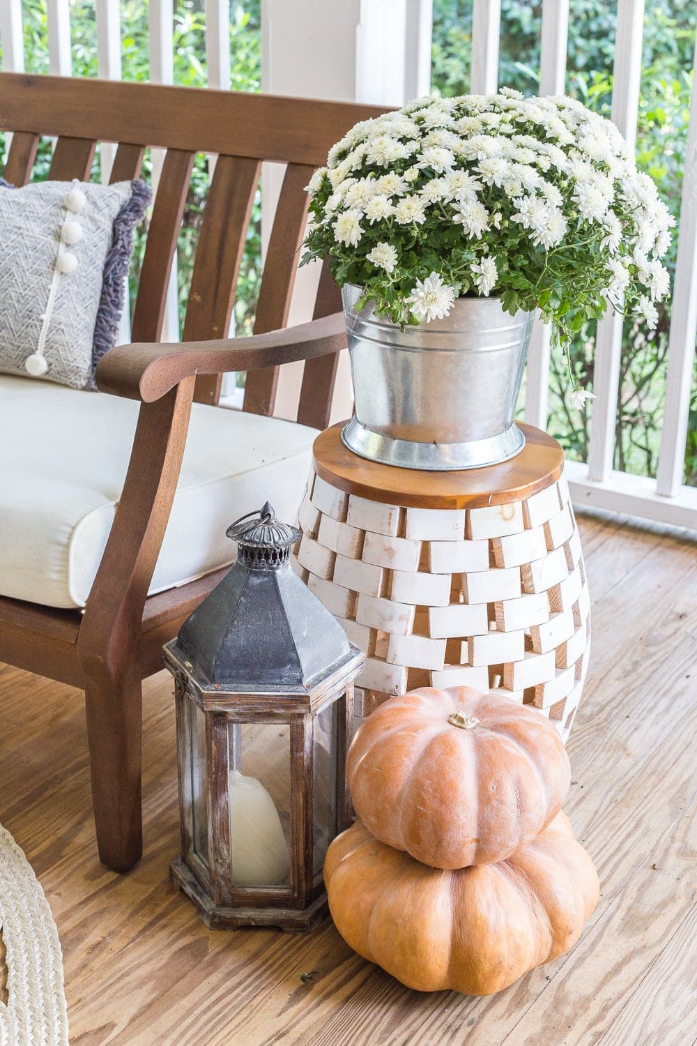 Fall Porch Tour and How to Add Cozy Style Outdoors - Bless'er House