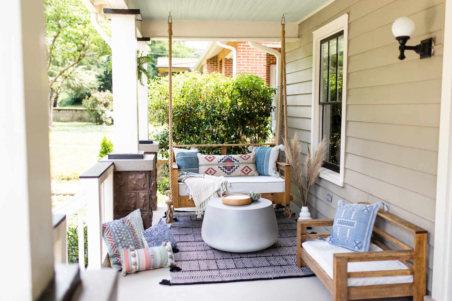 Fall Porch With Farmhouse Rocking Chair Front Porch Design Ideas 40 Front Porch Decor Ideas That Are Charming And Welcoming