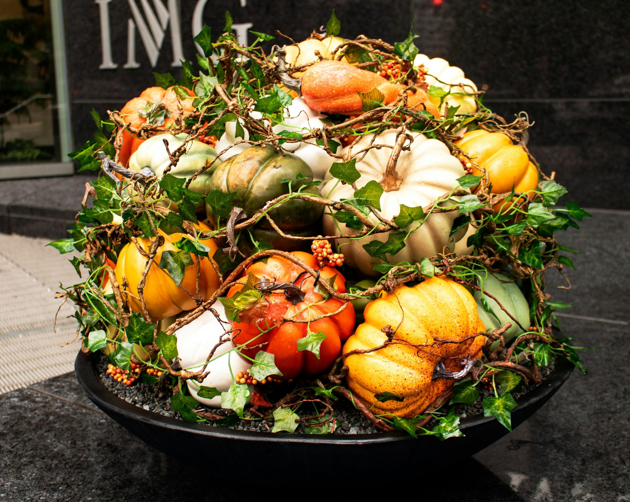 Fall Vegetables in Art display Atlanta, GA