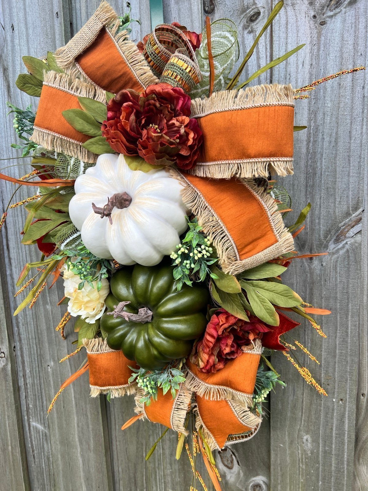 Fall Wreath Fall Decor for Home Front Door Autumn Pumpkin Wreath Front Decor