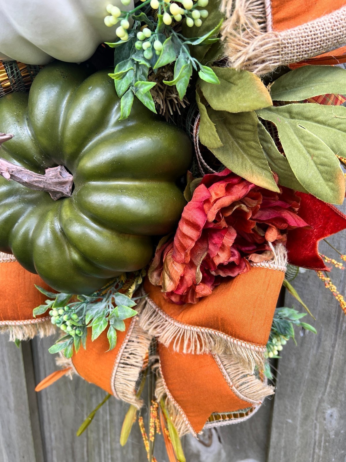 Fall Wreath Fall Decor for Home Front Door Autumn Pumpkin Wreath Front Decor