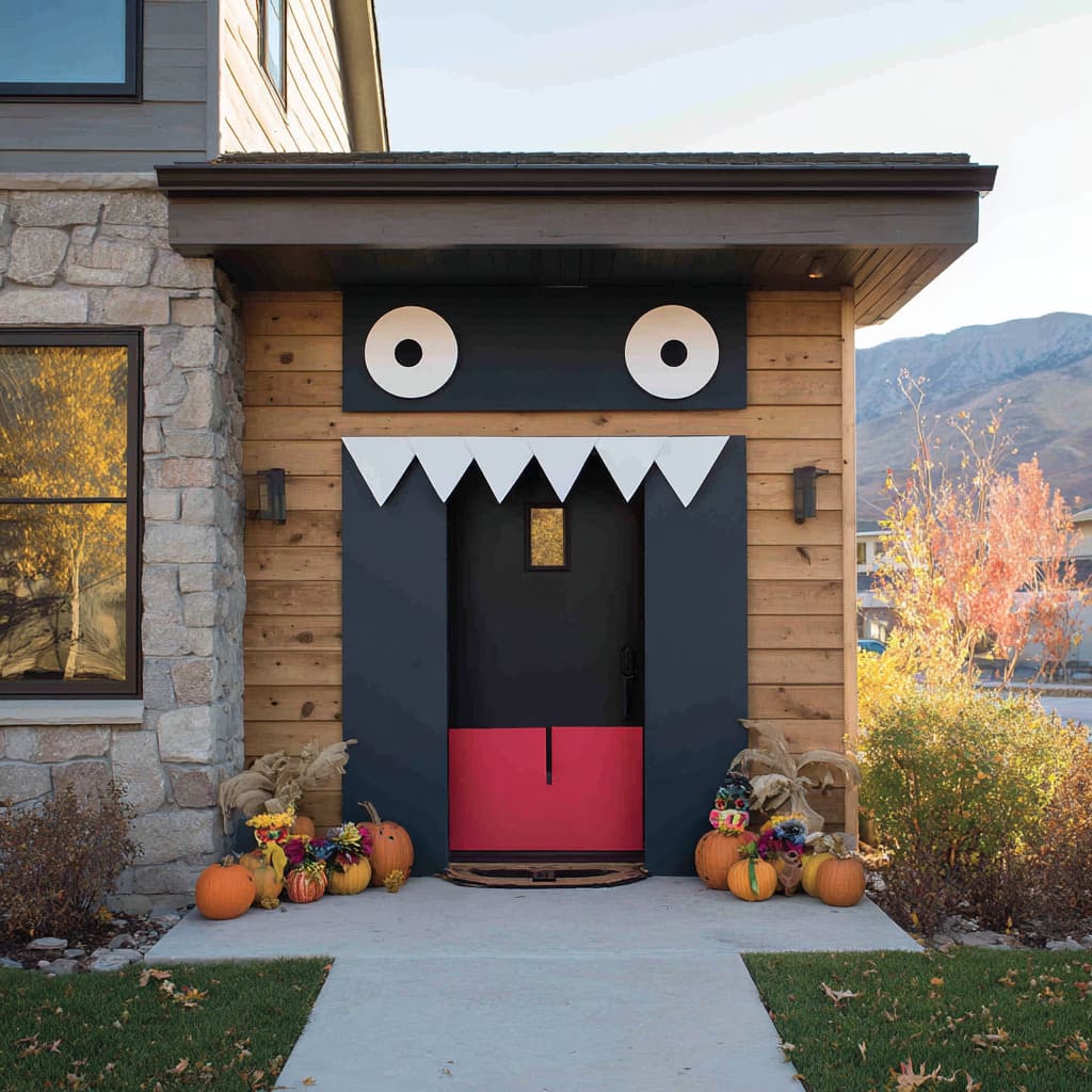 Halloween Door Ideas Stylish Halloween Door Decor With A Design-First Approach
