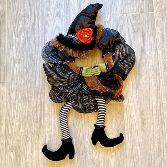 Halloween Witch Wreath