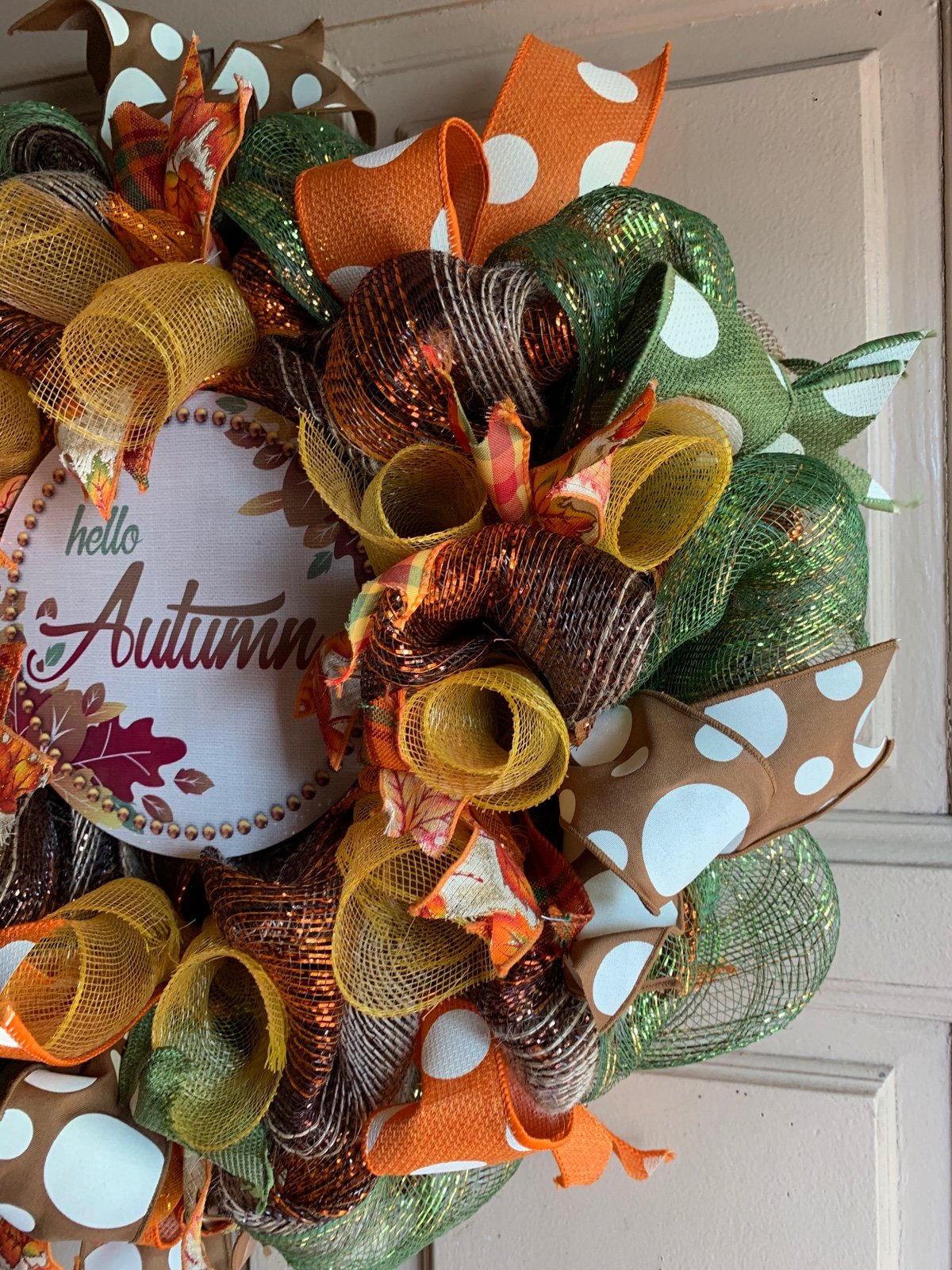 Home Hanger Autumn Door Decor Wreath Handmade Wreath With Colorful Fall Colors