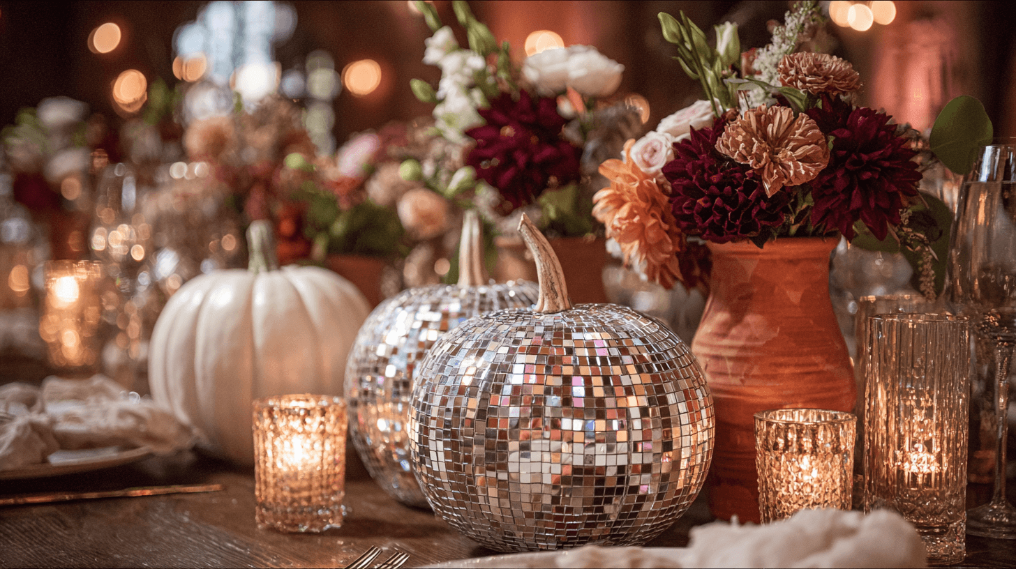 How to Make DIY Disco Ball Pumpkins for Halloween | eFavormart