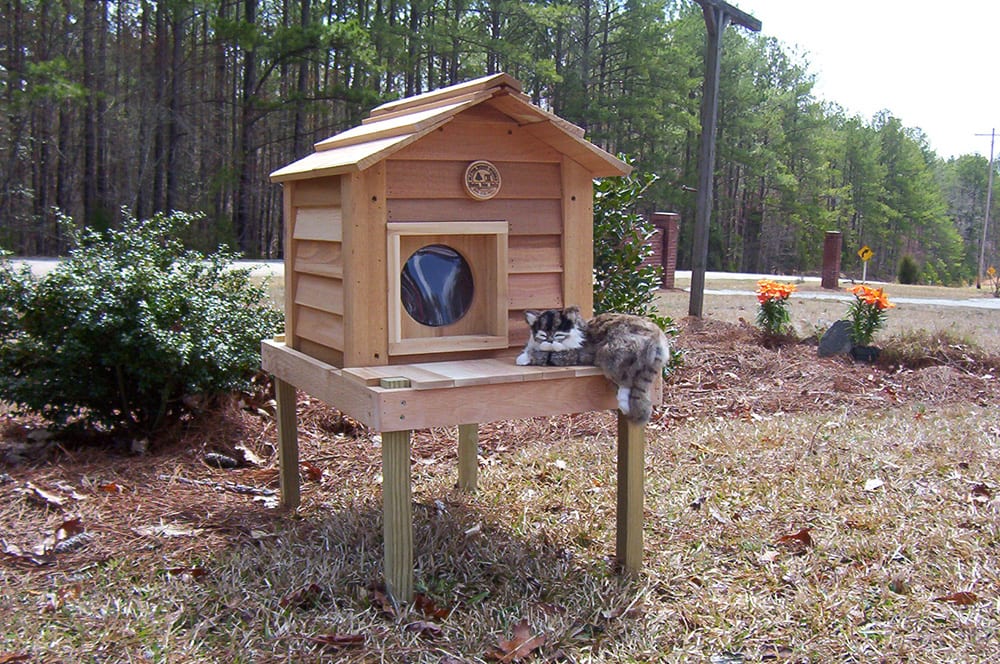 Insulated Cat House for Domestic or Feral Cats - FREE SHIPPING