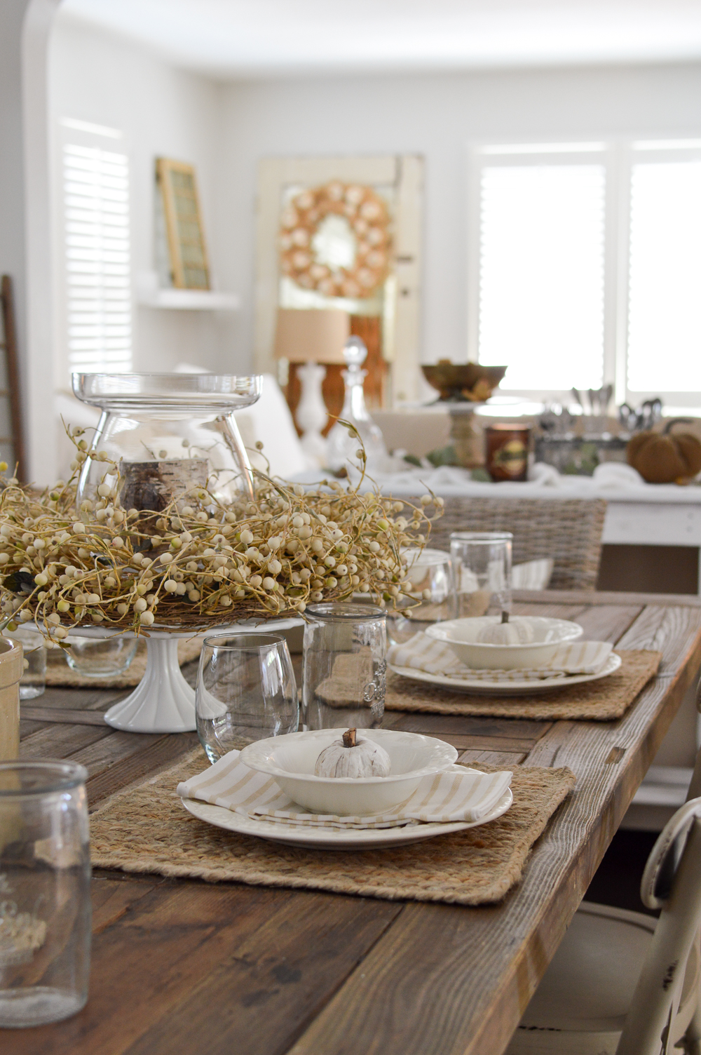 Interior Design Fall Dining Table Decor Ideas Modern Farmhouse Fall Decor Farmhouse Dining Table Centerpiece