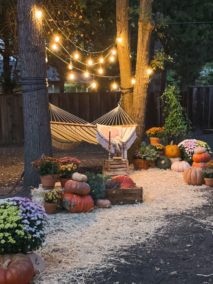 Make a Romantic and Inviting Oasis with DIY Outdoor Fall Decor