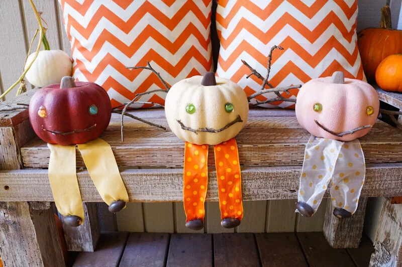 Mini Pumpkin Scarecrows — All About Hope