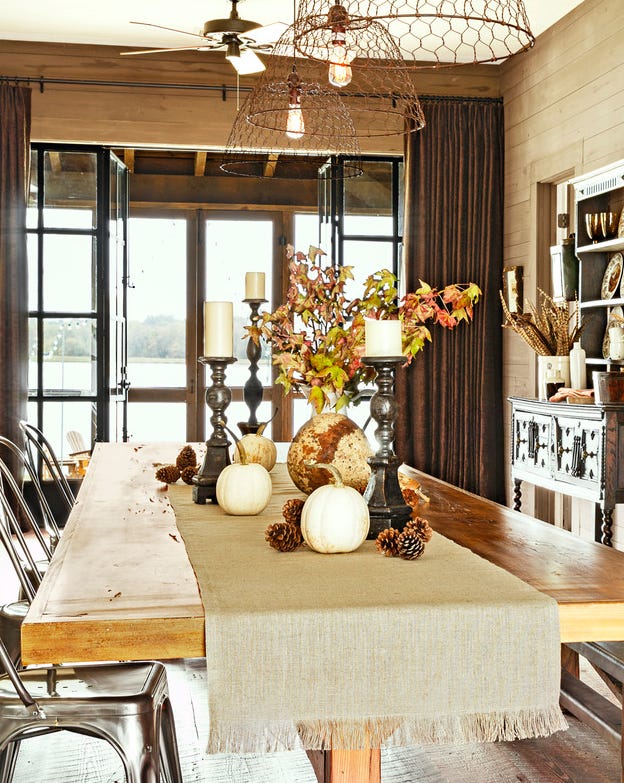 Modern Farmhouse Fall Decor Farmhouse Dining Room Table Centerpiece Cozy Fall Dining Room Decor Clean And