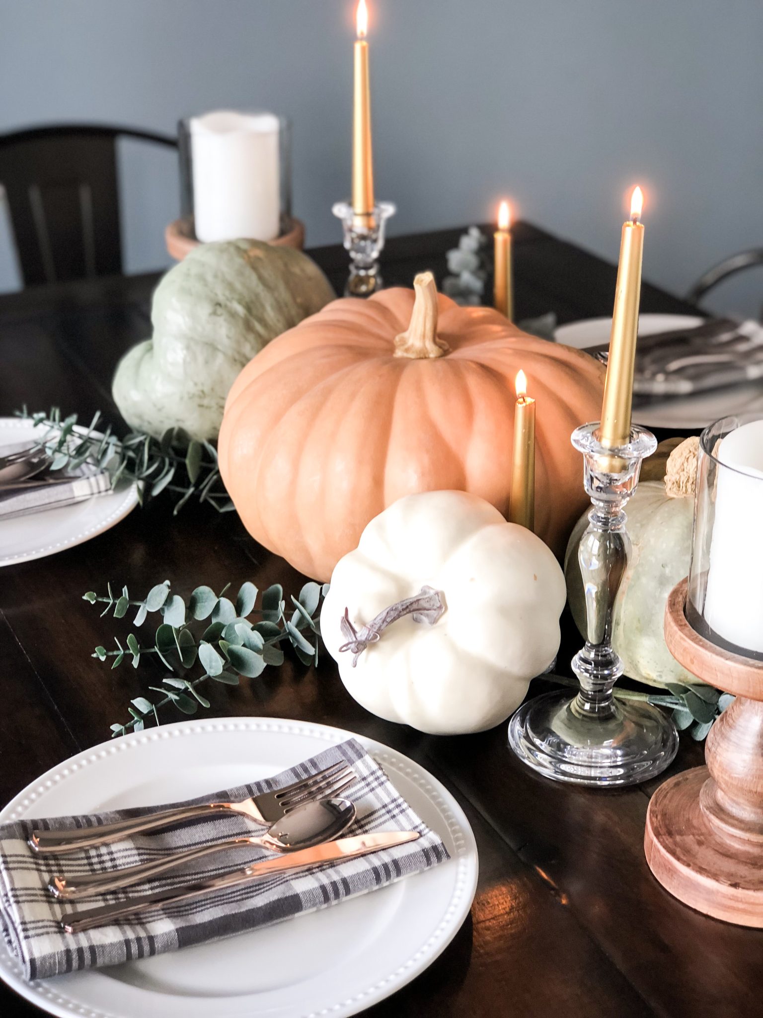 Modern Rustic Thanksgiving Tablescape • 29 Design Studio