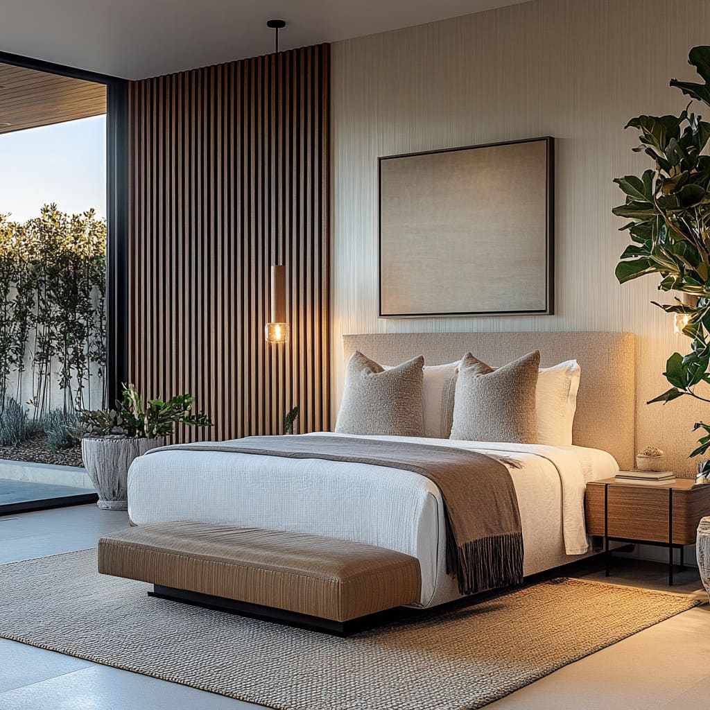 Modern Style Bedroom Ideas: Depth, Texture & Smart Design