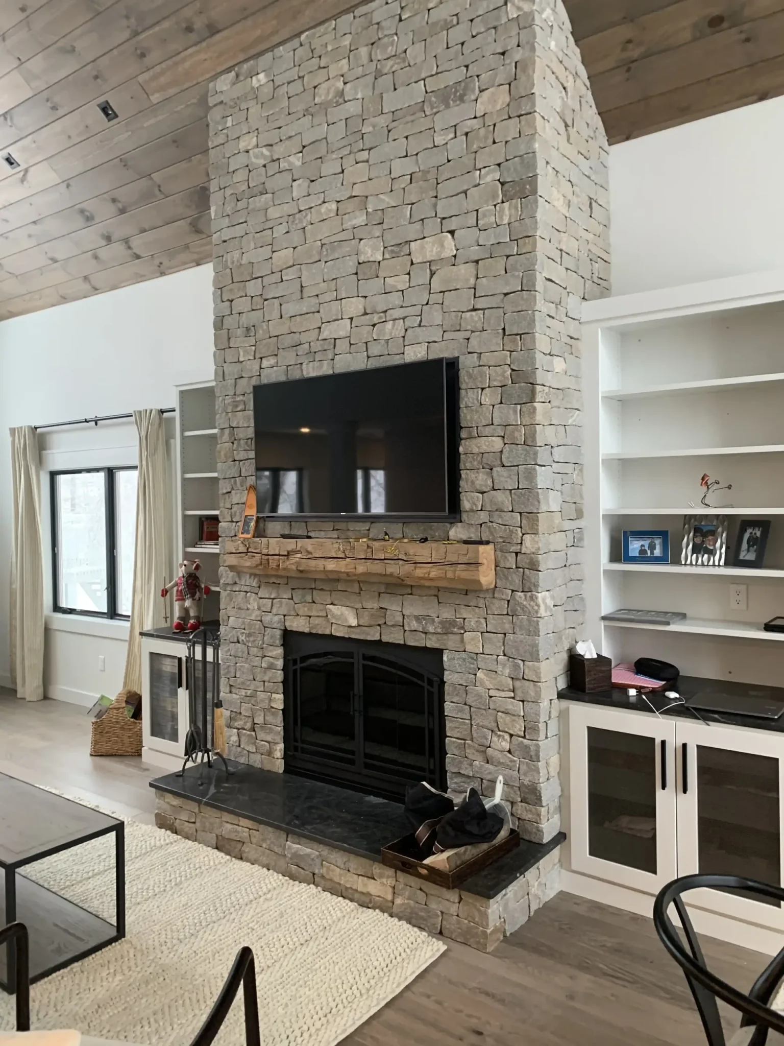 Natural Elements: Stone & Hardwood Design - Blanc & Bailey Construction, Inc (Charlestown,NH & Manchester Ctr,VT)