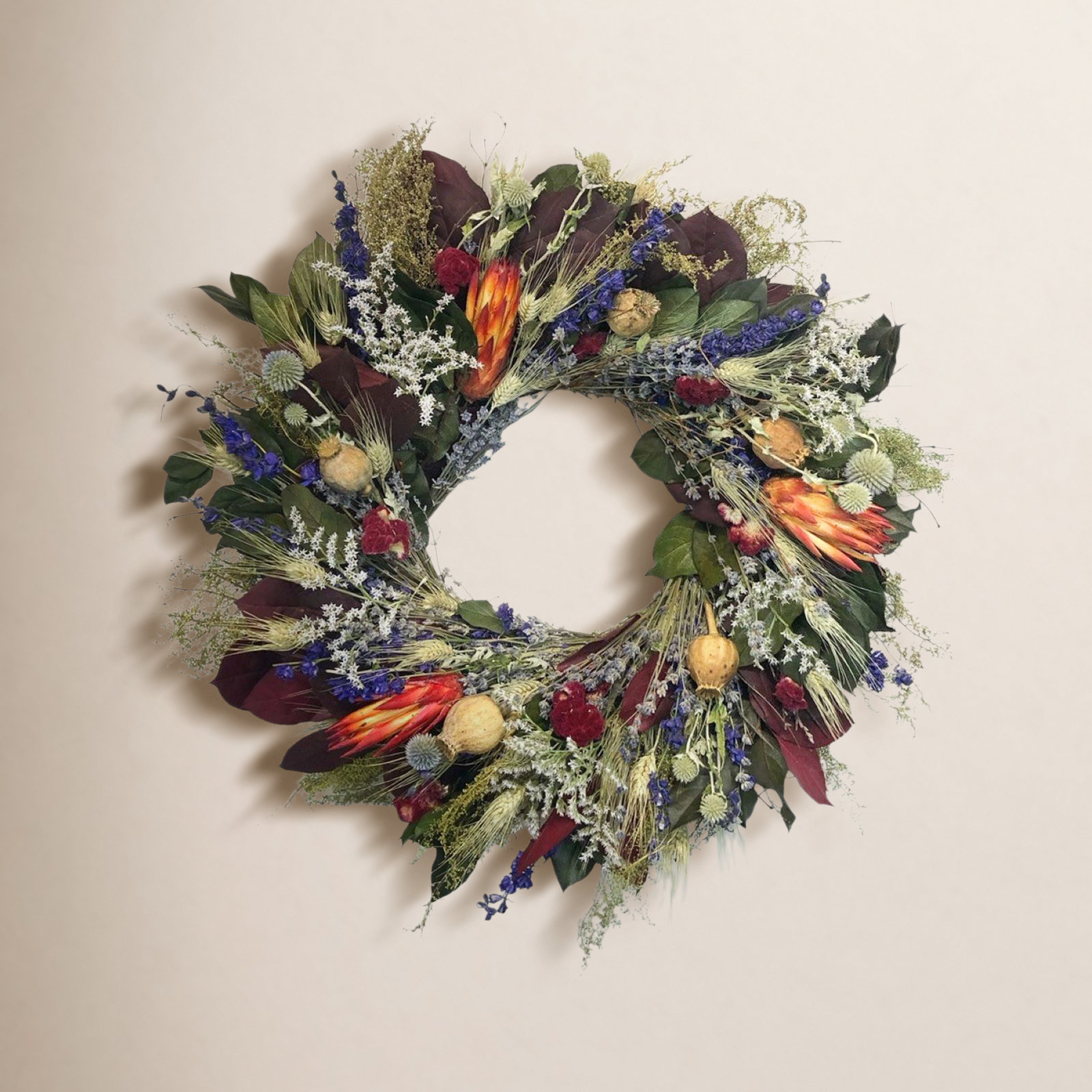 Primrue Handcrafted Fall Floral Wreath & Reviews | Joss & Main