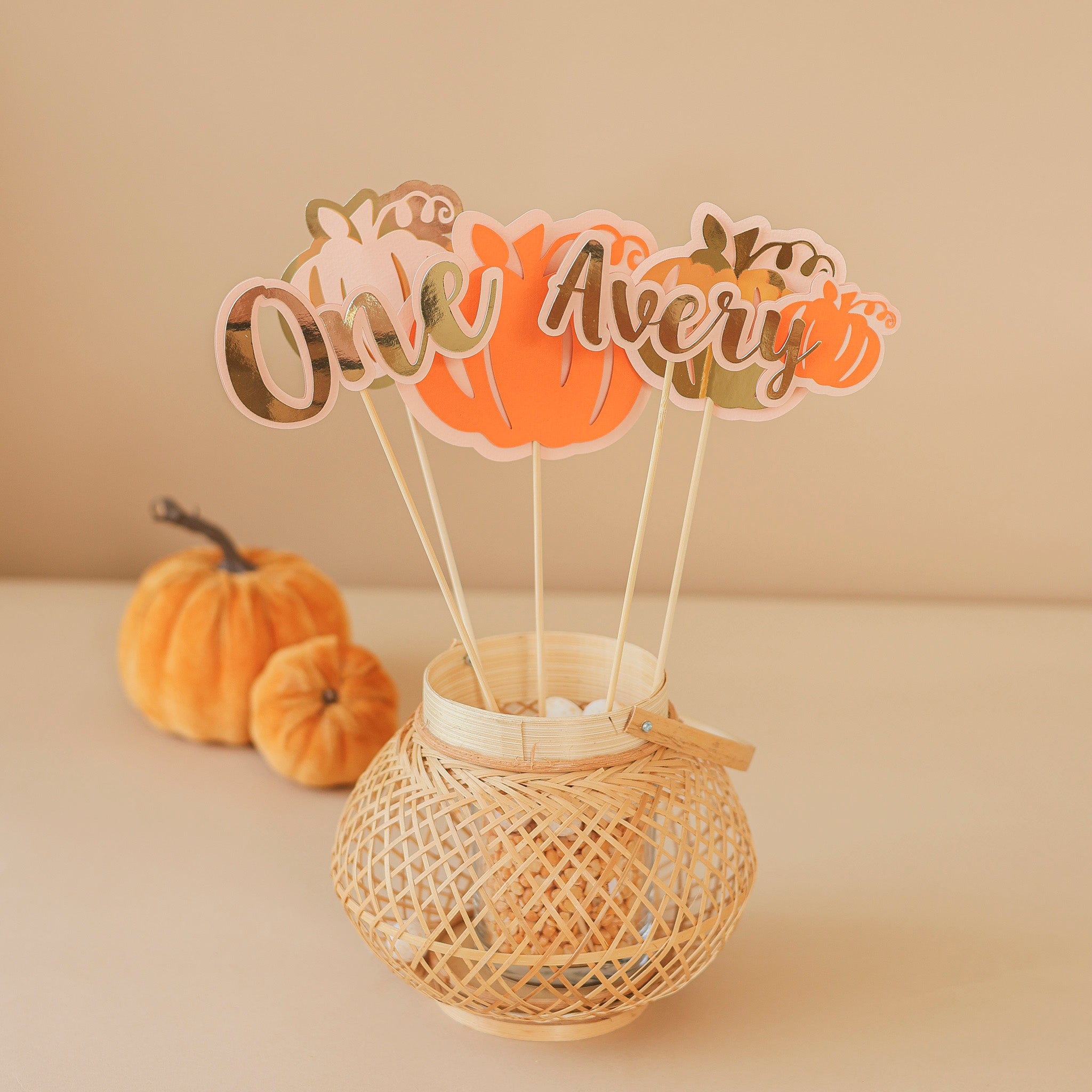 Pumpkin Centerpieces Cream/Blue Pumpkin Centerpiece Supply List Greenery Gal