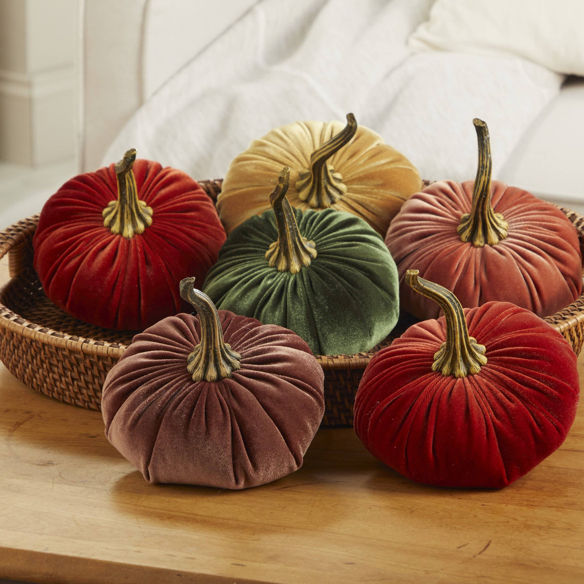 Pumpkin Large Velvet, Fall Decor, Shelf Sitter, Tablescape – CJ's Florist & Gifts