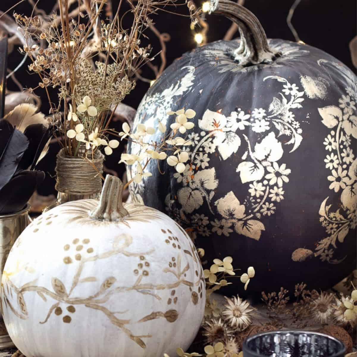 Pumpkin Painted 40 Cute And Easy Pumpkin Painting Ideas