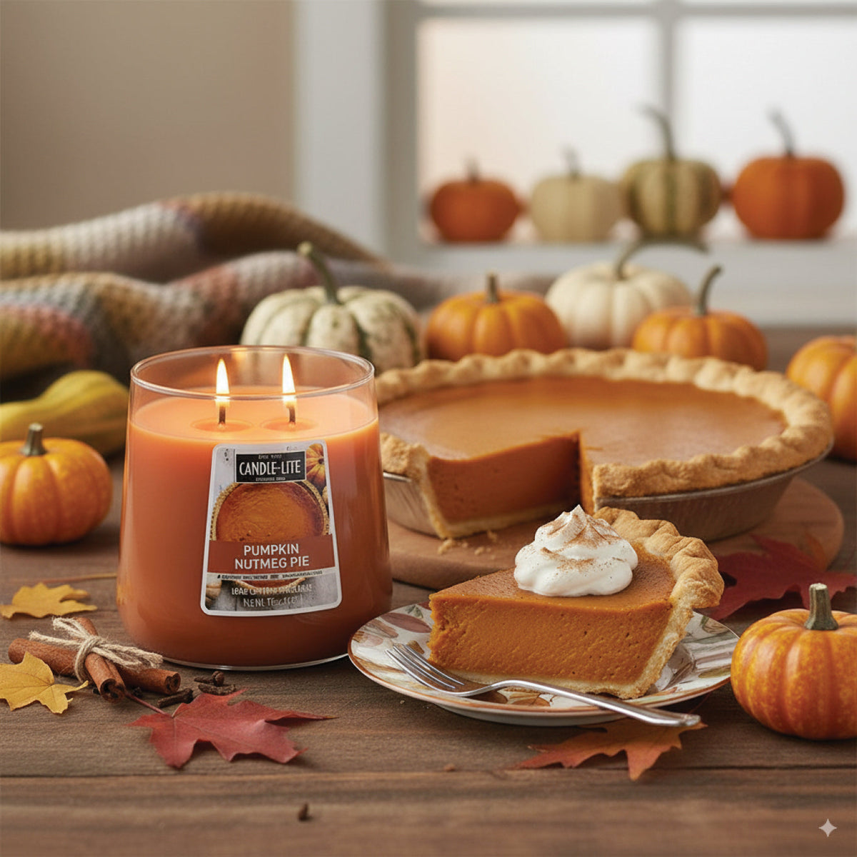 Pumpkin Spice Cake Candle Warm Spice Cake 3-Wick Candle ~Smells Like Fall~ – Goose