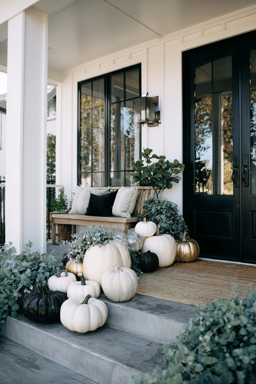Pumpkin White Princess Fall Harvest Thanksgiving Decoration Indoor Outdoor
