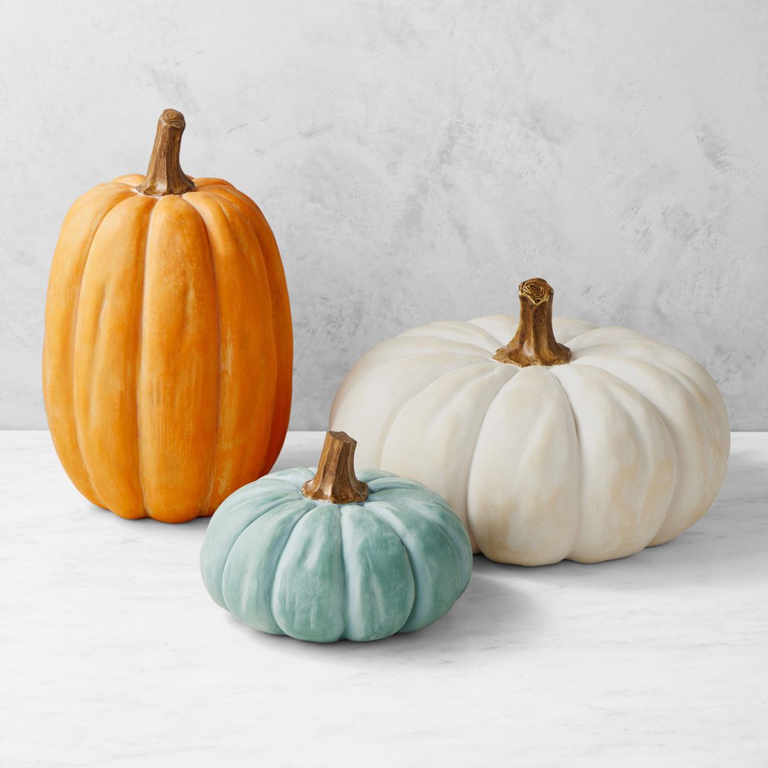 Realistic Faux Outdoor Pumpkins Modern Creative Pumpkin Painting: Halloween Decor DIY ⋆ Love Our Real Life
