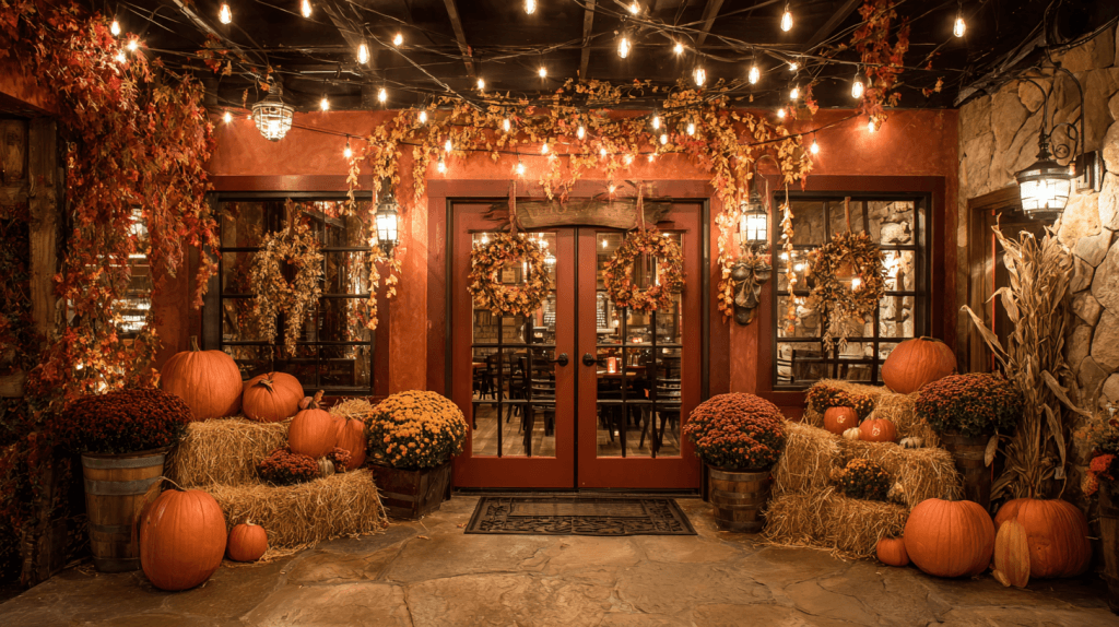 Seasonal Restaurant Entrance Decoration Ideas for Fall - Biyo POS