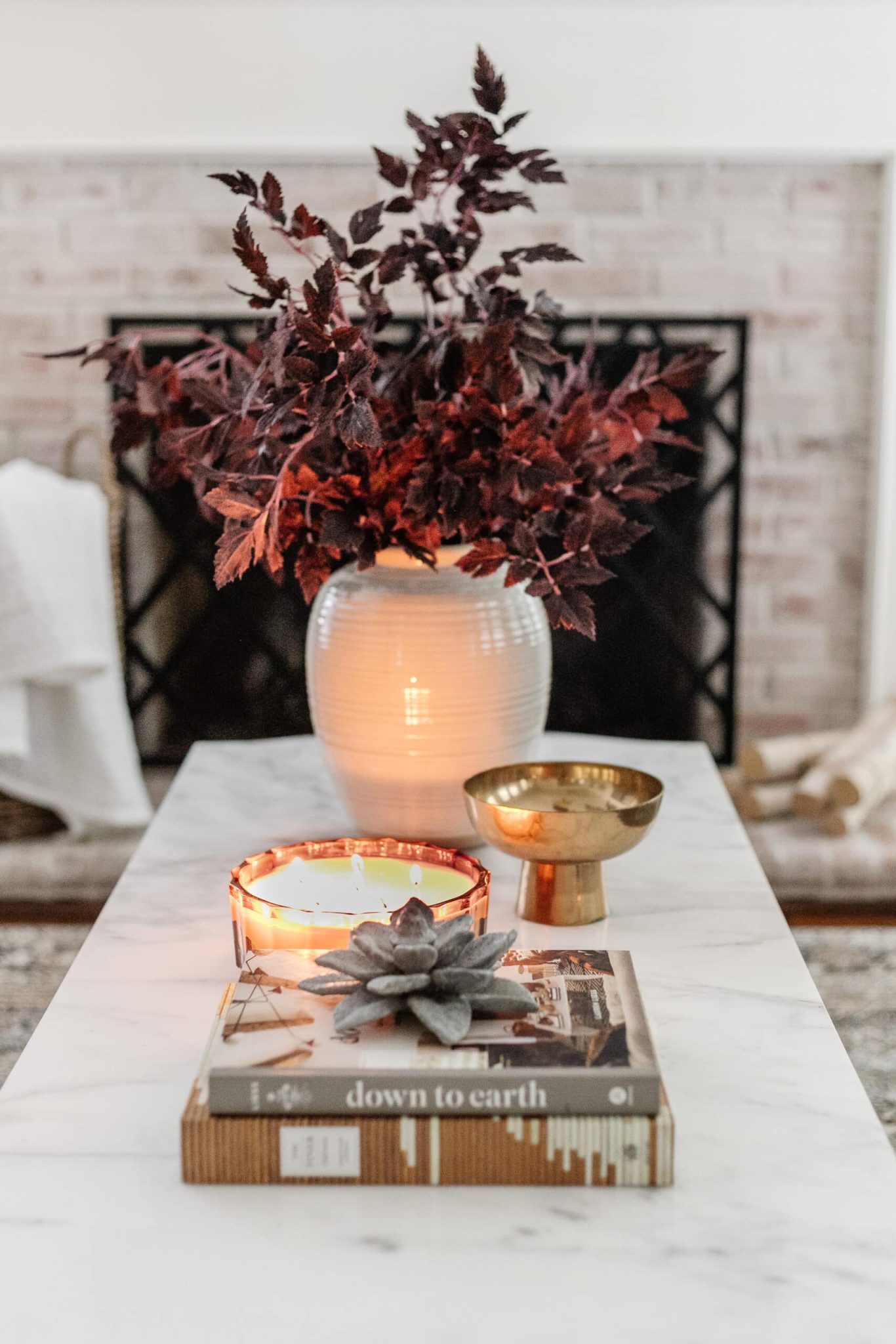 Simple DIY Fall Centerpiece Ideas + the Best Fall Branches - Bless'er House