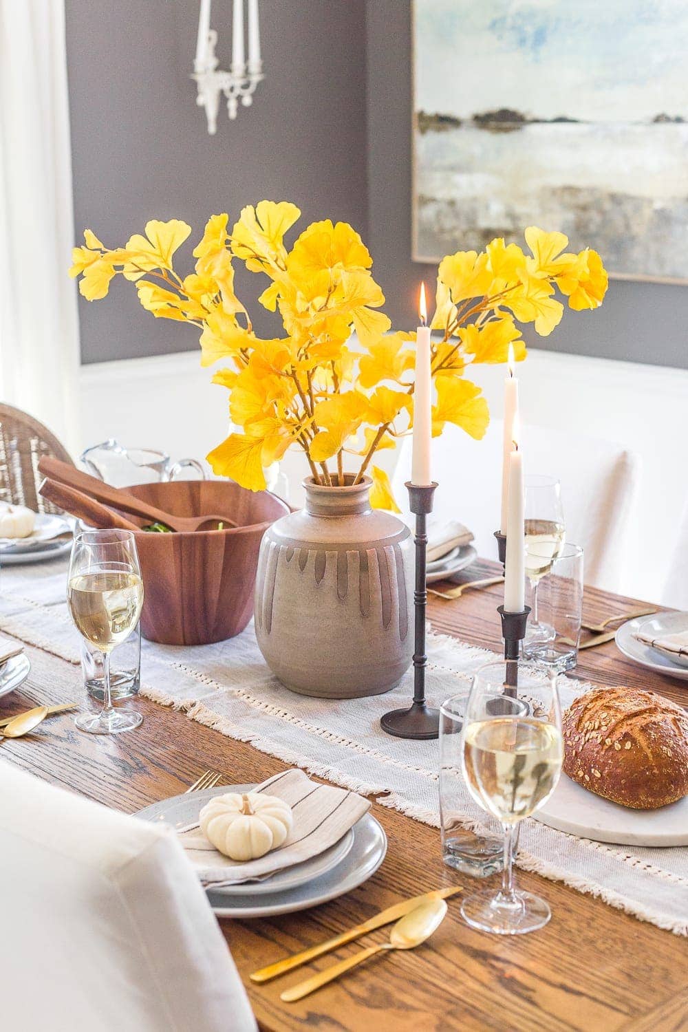 Simple DIY Fall Centerpiece Ideas + the Best Fall Branches - Bless'er House