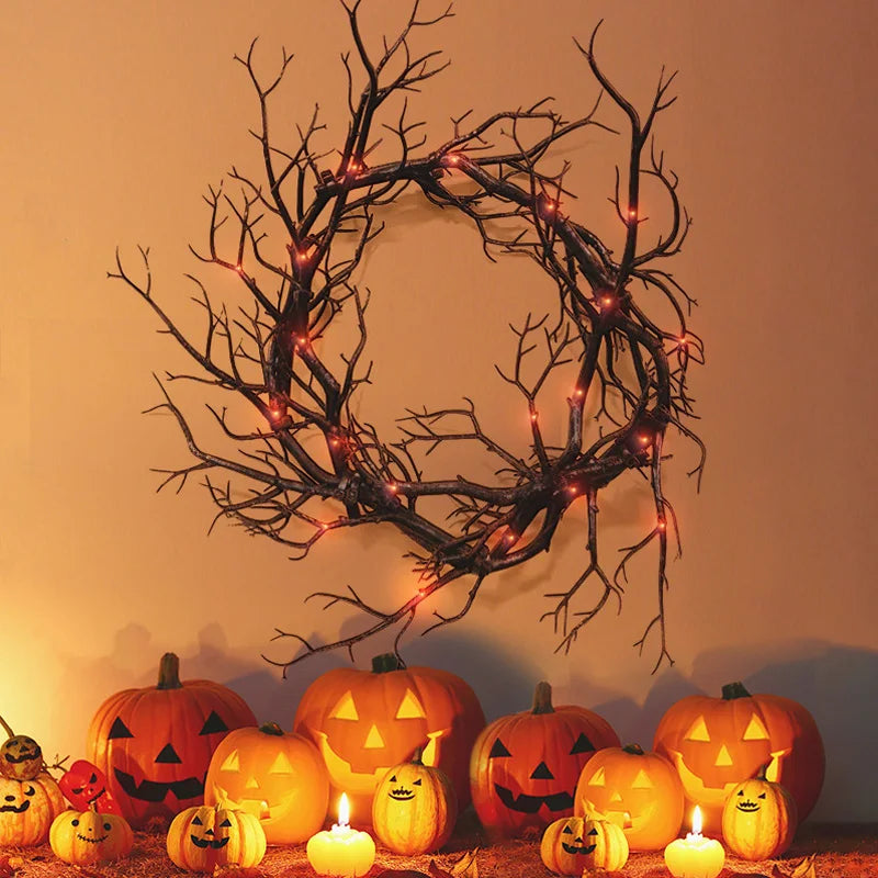 Spooky Door Wreath – Rags n Rituals