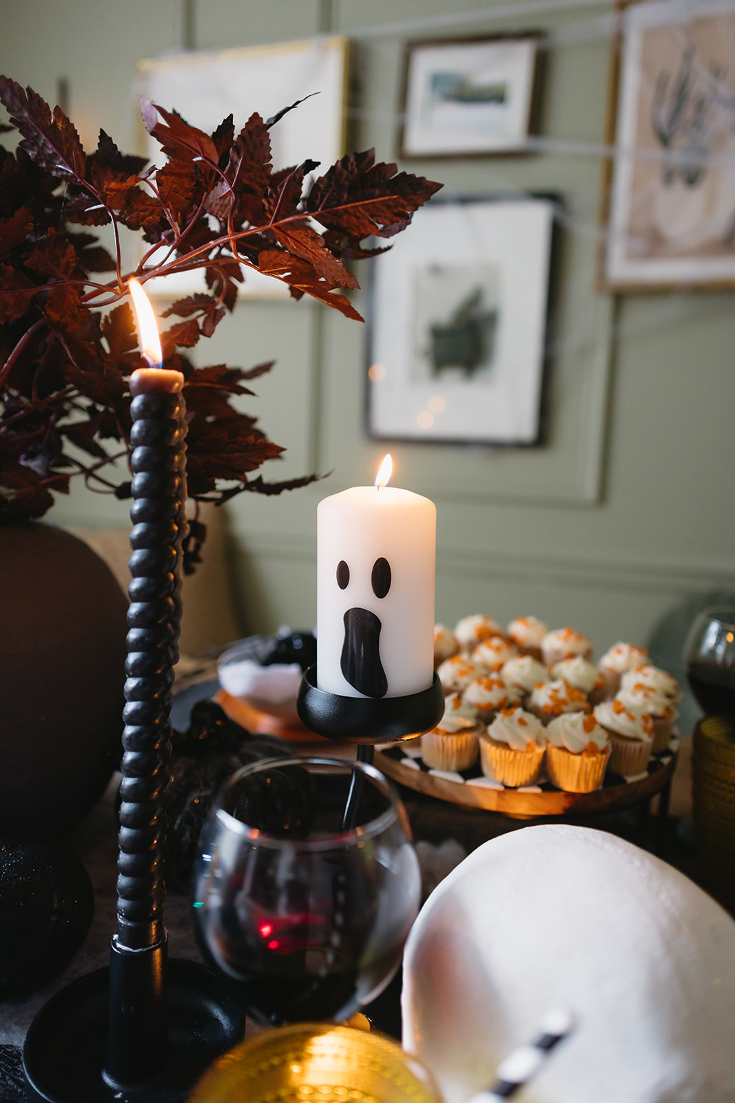 Spooky Manor Halloween Tablescape - Live Pretty on a Penny