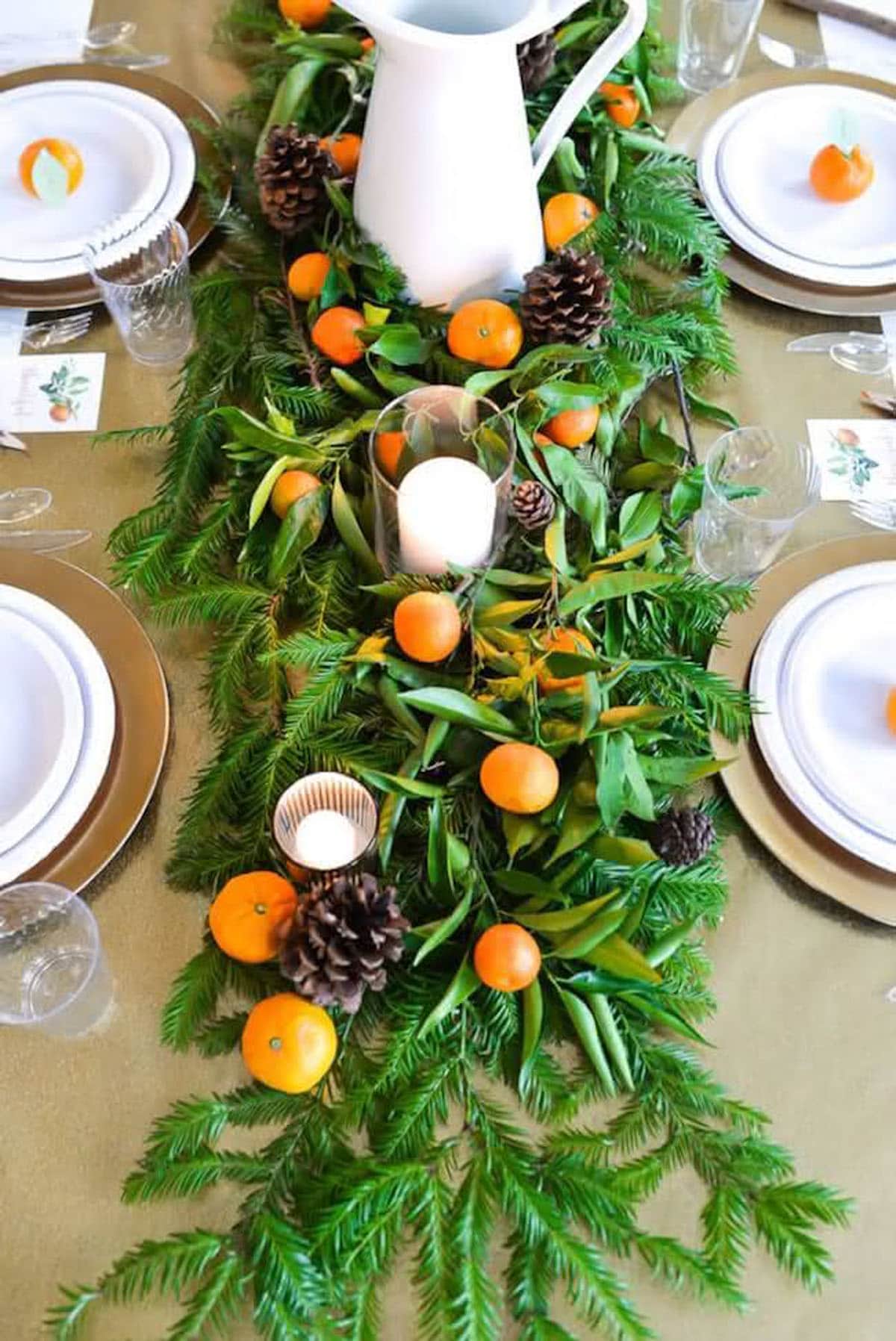 Stunning $1 DIY Thanksgiving Table Decor & Easy Centerpiece Ideas - A Piece Of Rainbow