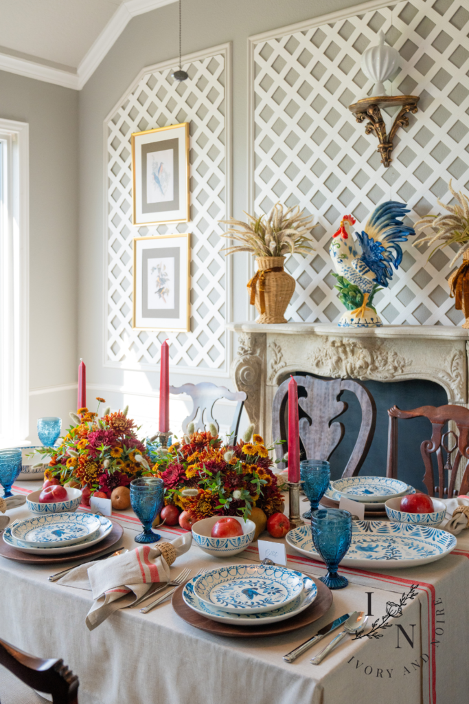 Thanksgiving Table Ideas: Crafting a French Inspired Harvest-Themed Thanksgiving Tablescape