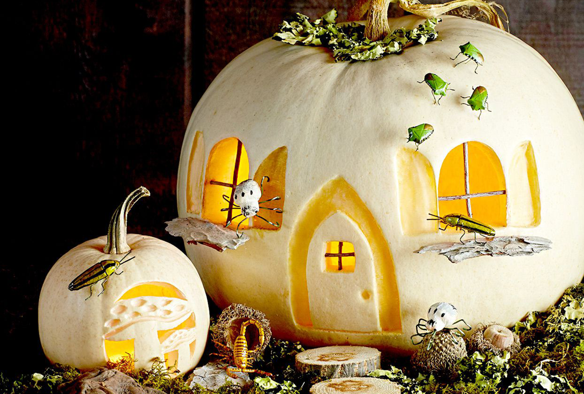 These Fairy Cottage Pumpkins Bring DIY Magic to Your Halloween Display