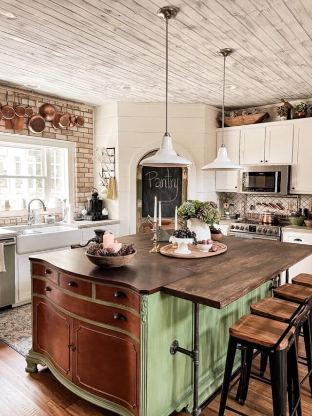 Thrifty Farmhouse Kitchen Decor For Countertops - The Ponds Farmhouse