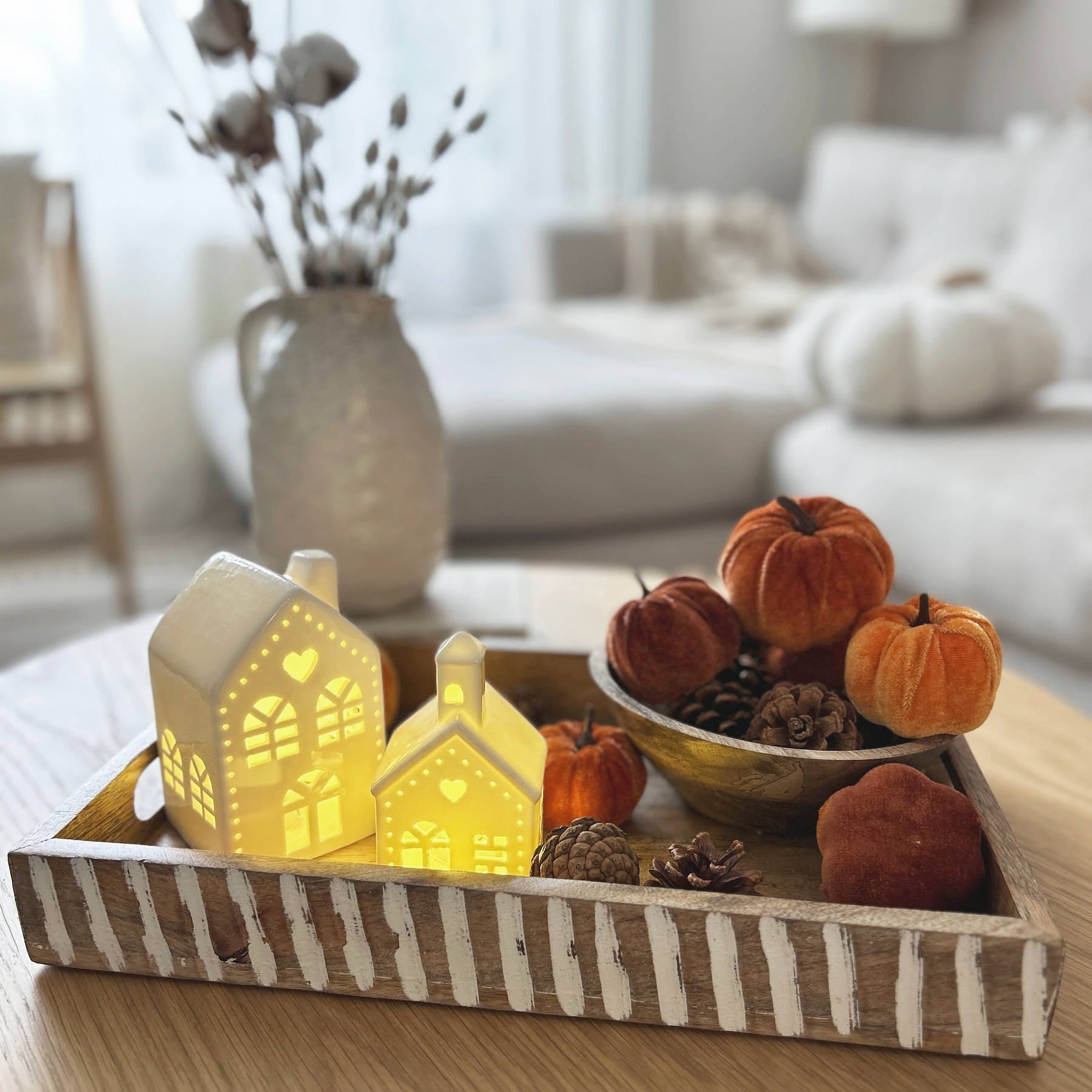 Velvet Fall Pumpkins Harvest Velvet Pumpkins, Set Of – Gump's