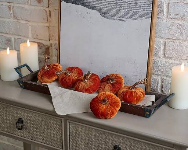 Velvet Pumpkin Decor Ideas for a Luxe Fall Display | HGTV