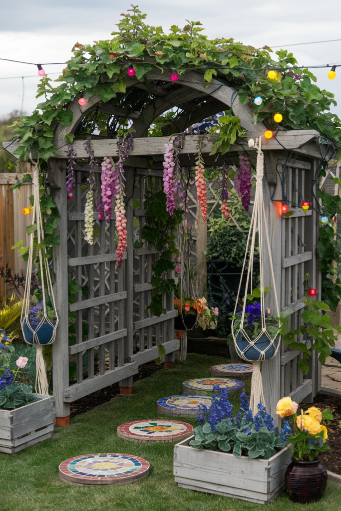 10 Hippie Garden Decor Ideas With Boho Vibes | DIY Garden