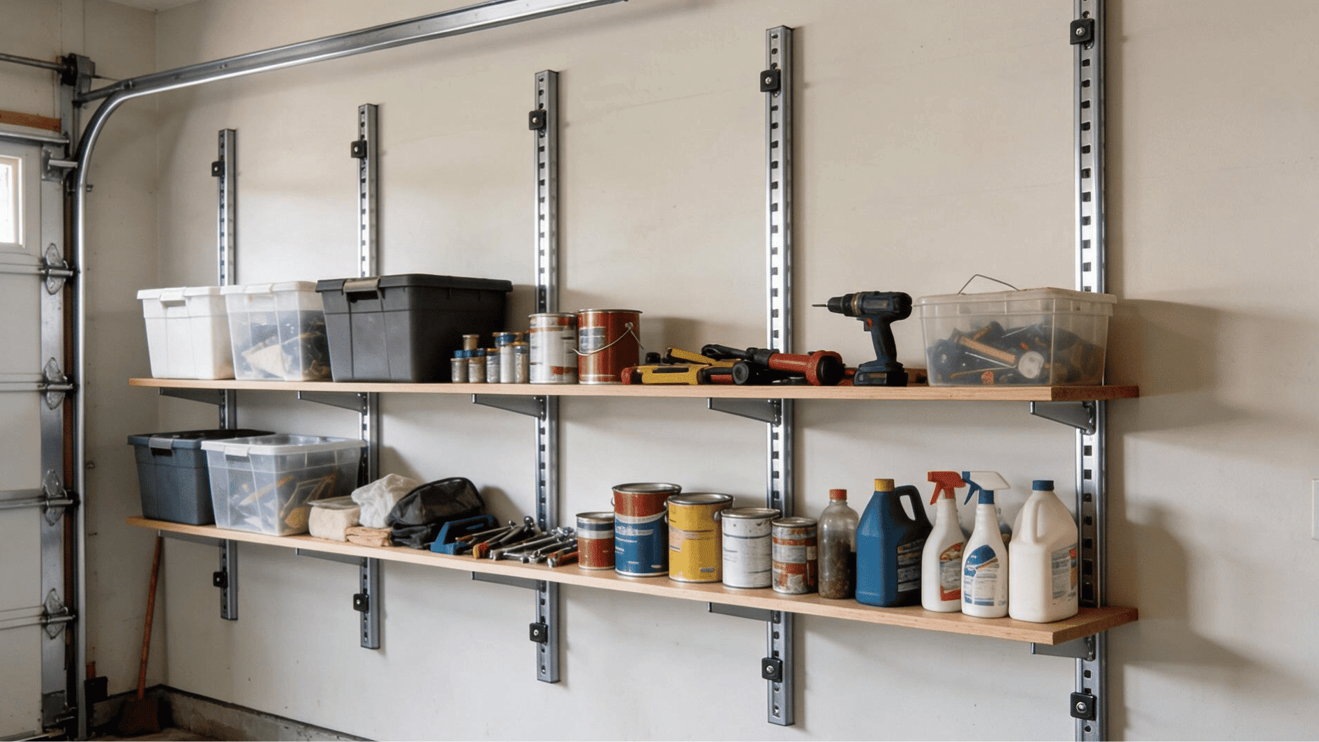13 DIY Garage Shelves That Maximize Space