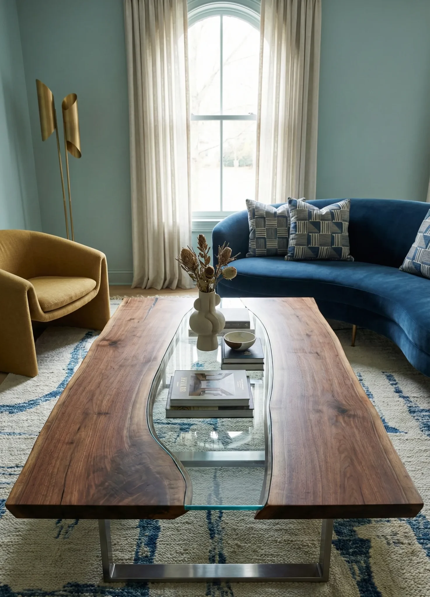 15 Live Edge Coffee Table Ideas For Elegant Living Rooms