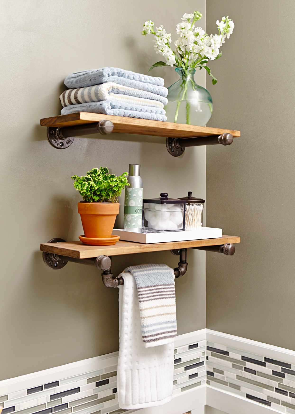 15 Over-the-Toilet Storage Ideas for Any Size Bathroom