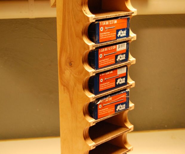 1lb Boxed Screw Storage Rack : 6 Steps (with Pictures) - Instructables